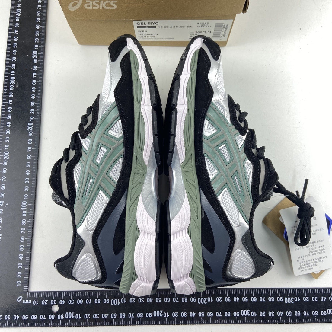 ASICS Gel-NYC White Black Green
