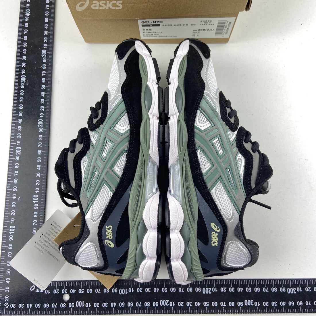 ASICS Gel-NYC White Black Green