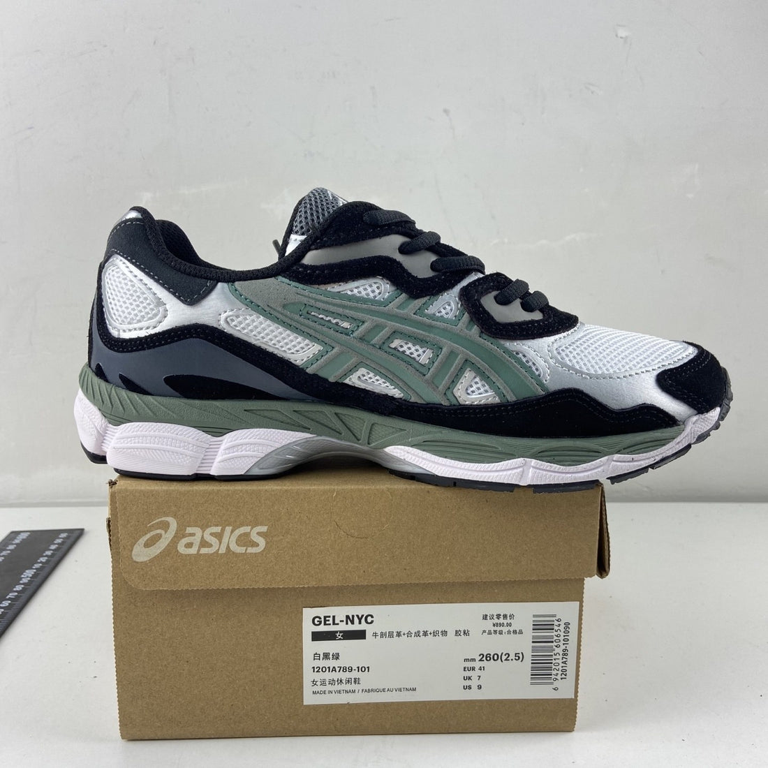 ASICS Gel-NYC White Black Green