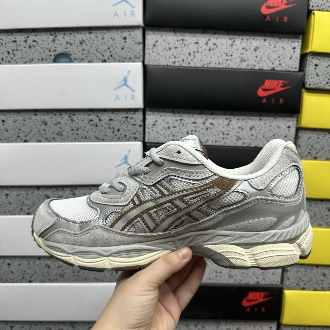 ASICS Gel-NYC White Brown