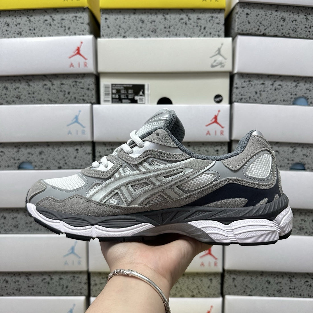 ASICS Gel-NYC White Glacier Grey