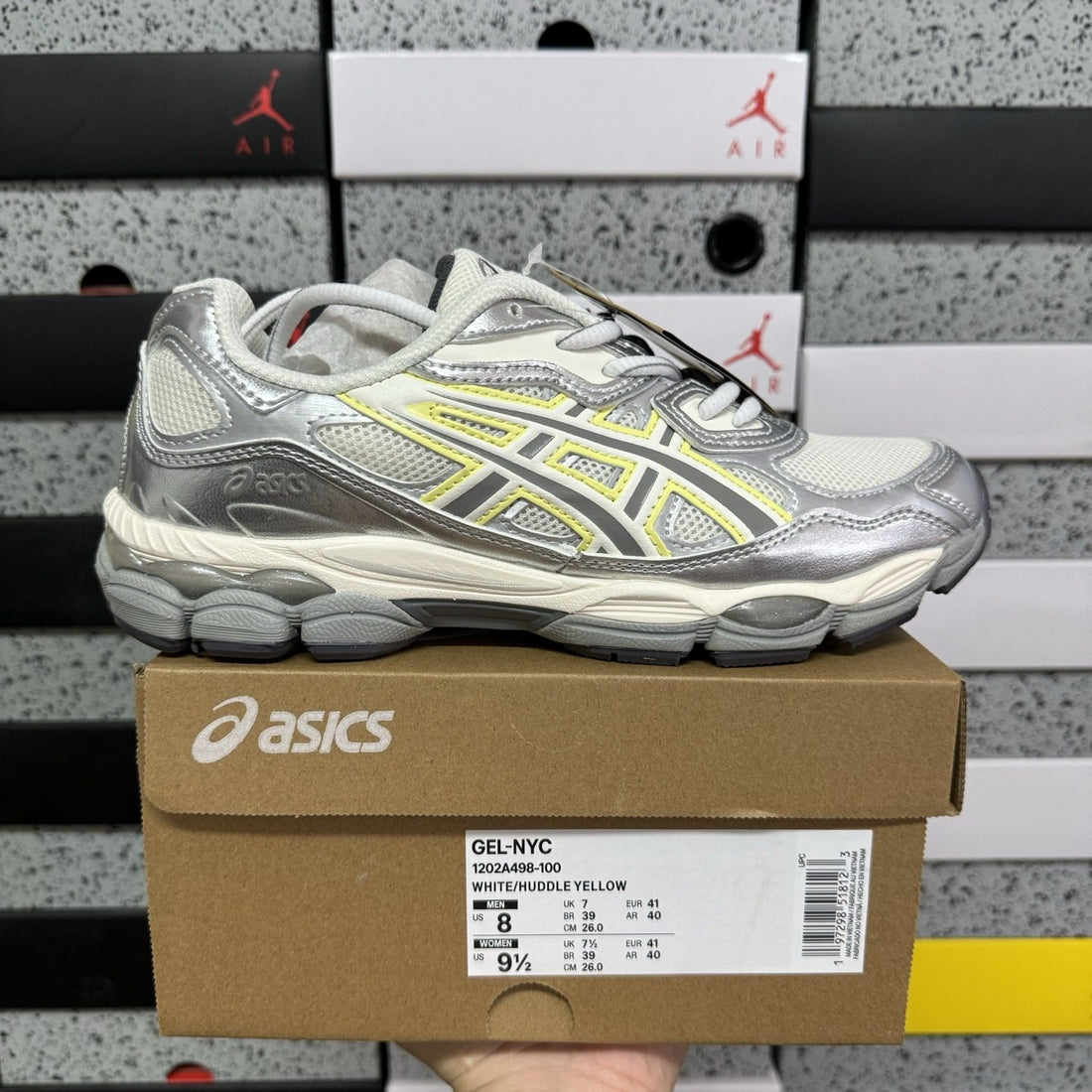 ASICS Gel-NYC White Huddle Yellow