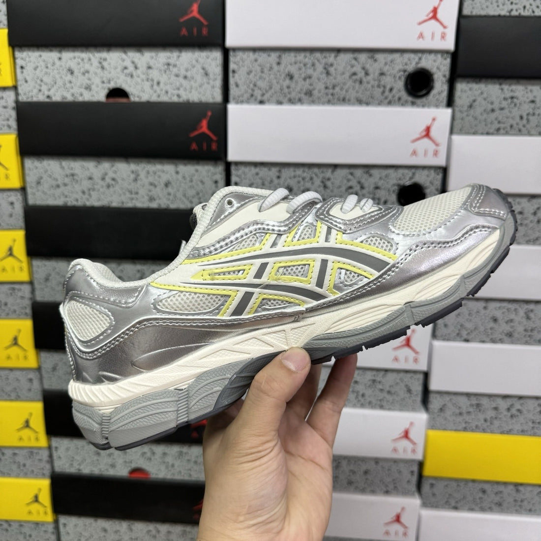 ASICS Gel-NYC White Huddle Yellow