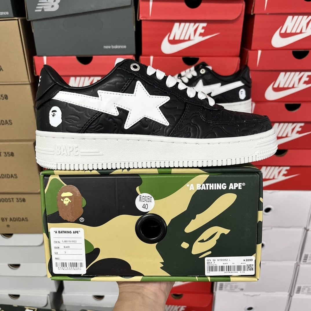 Bape Sta Black Croc