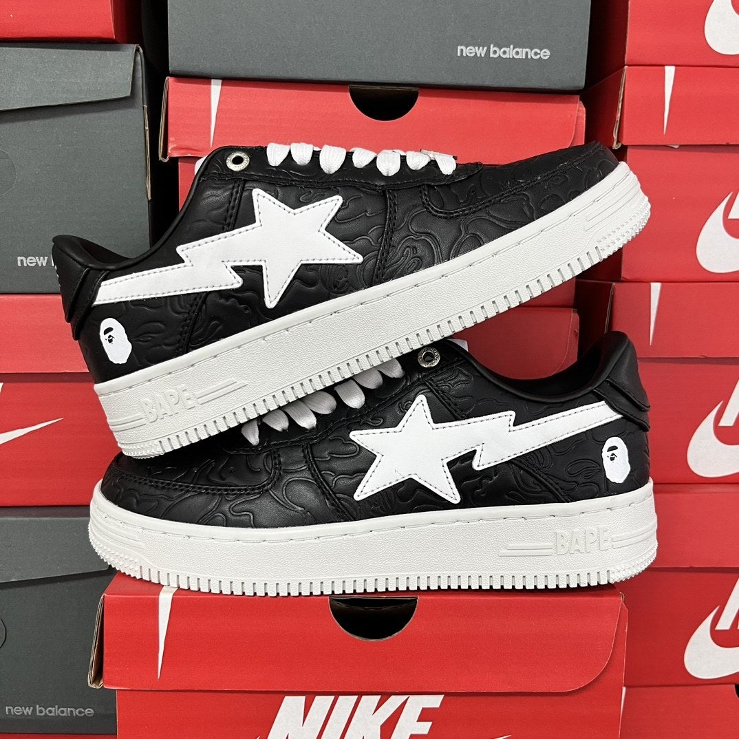Bape Sta Black Croc