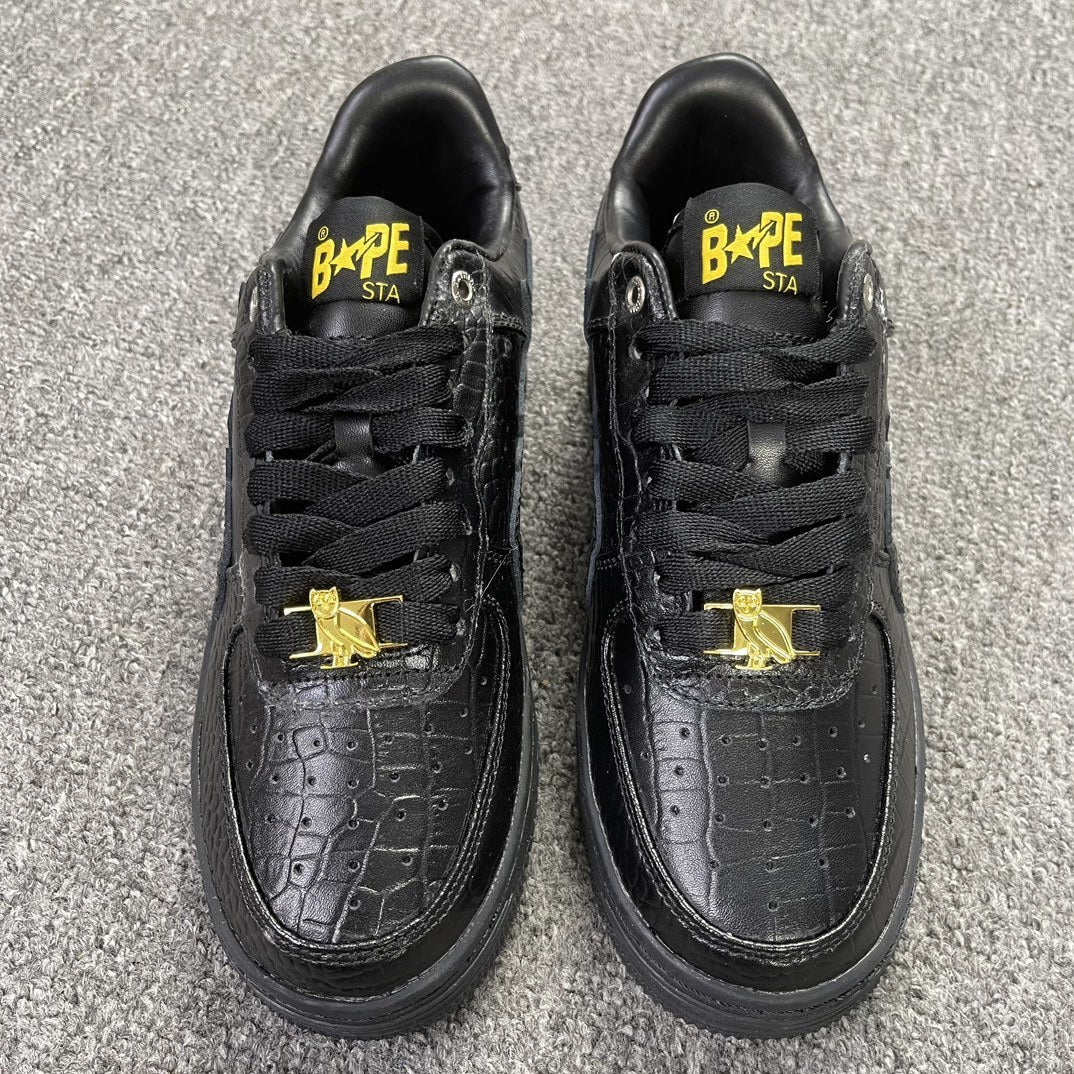 Bape Sta Black Embossed Collab