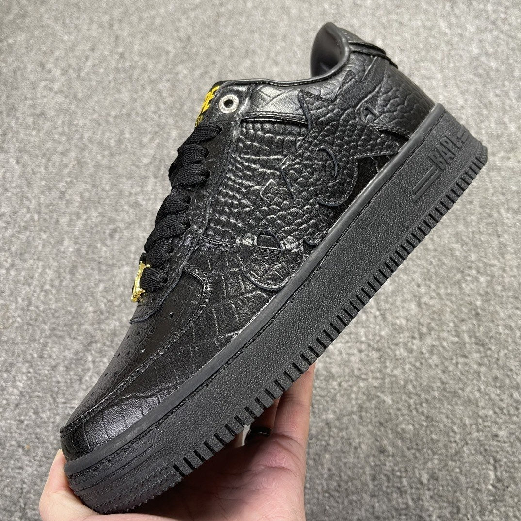 Bape Sta Black Embossed Collab