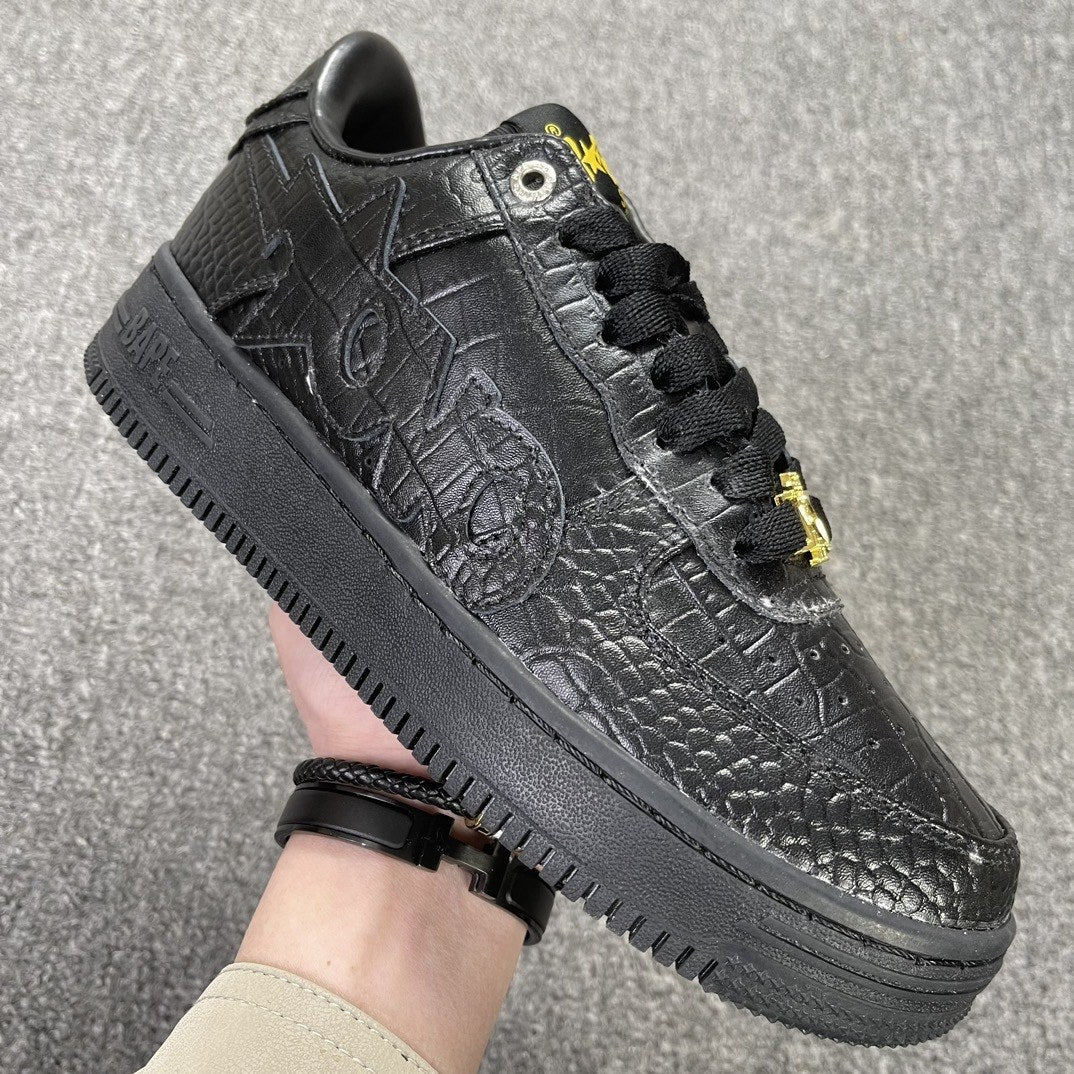 Bape Sta Black Embossed Collab