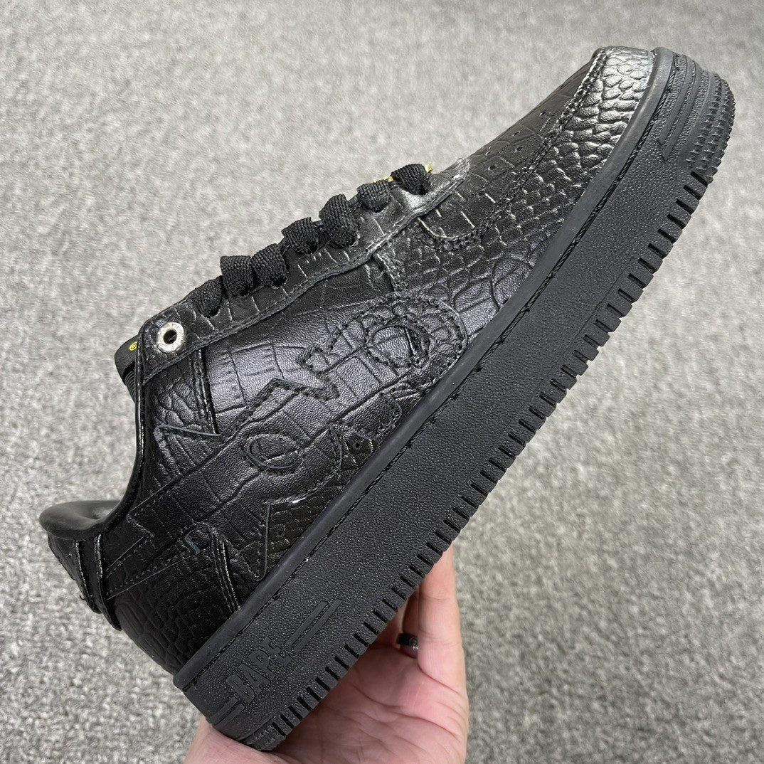 Bape Sta Black Embossed Collab