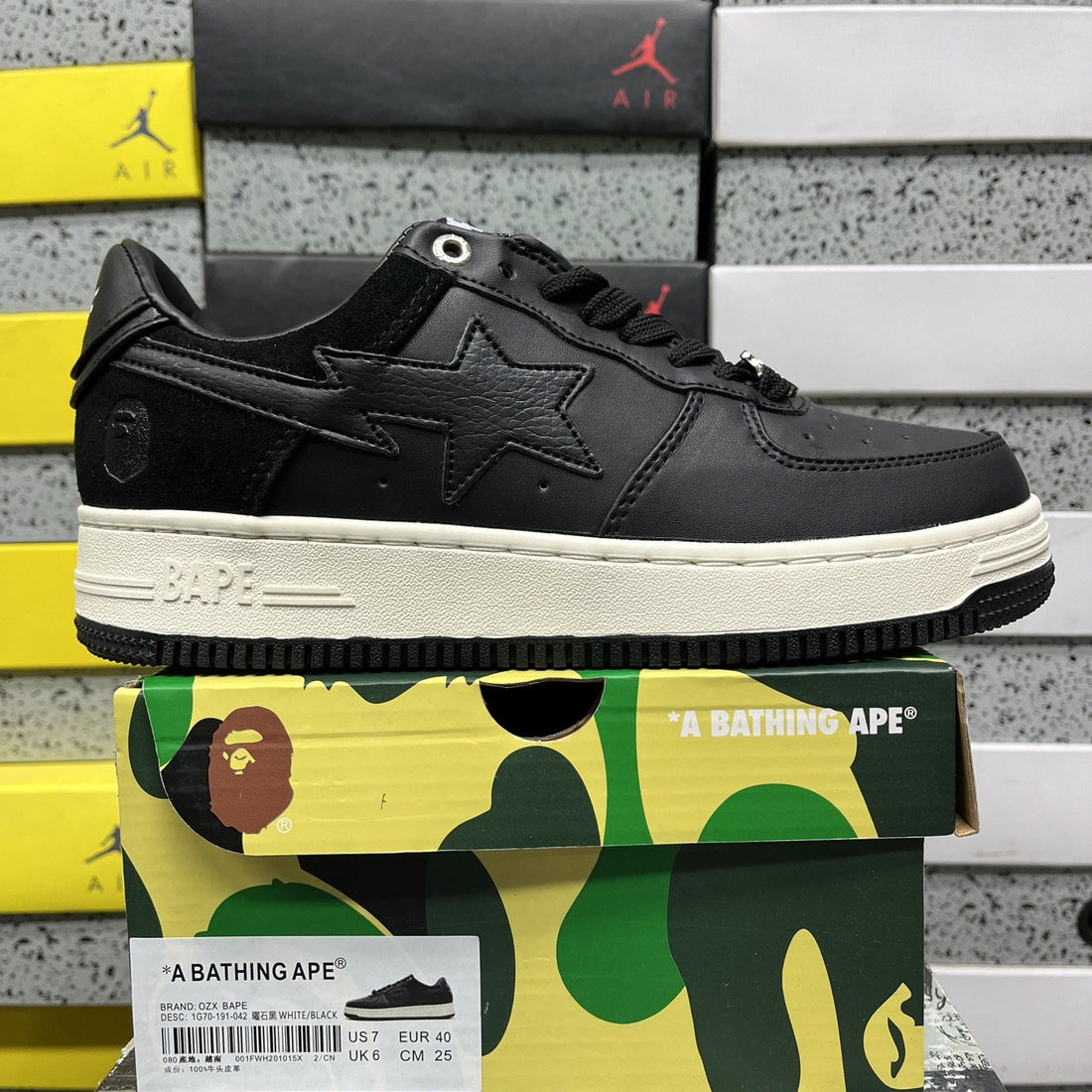 Bape Sta Black Matte