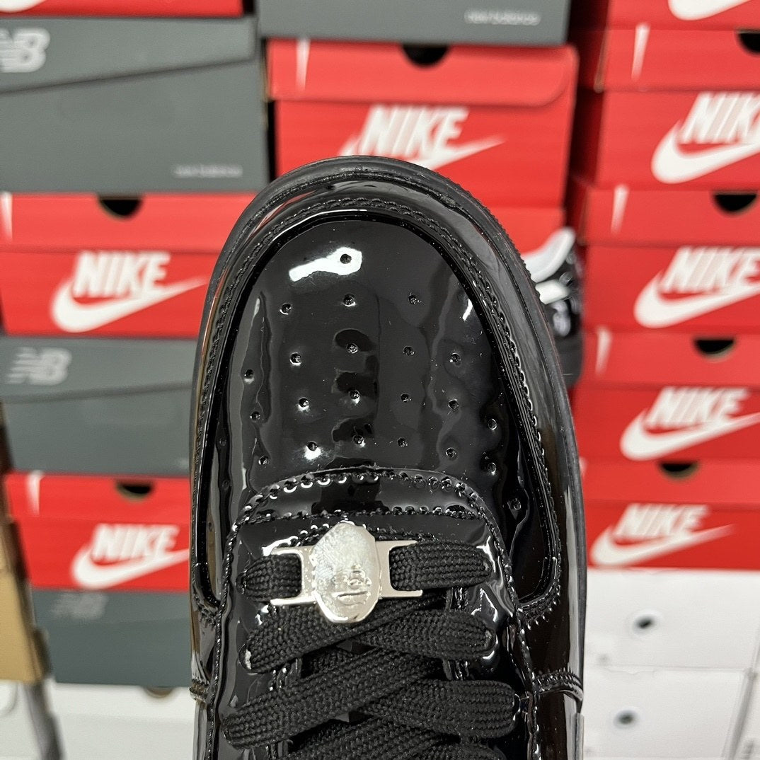 Bape Sta Black Patent White Star