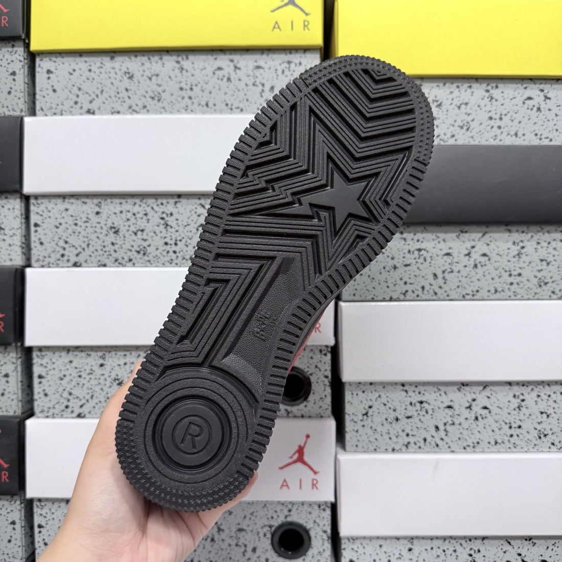 Bape Sta Black Red Shark