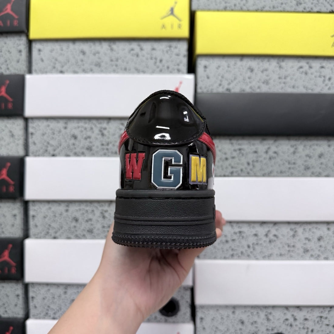 Bape Sta Black Red Shark