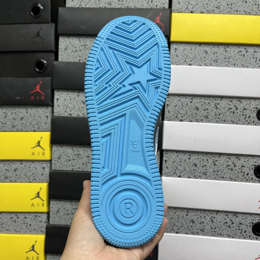 Bape Sta Black Sky Blue