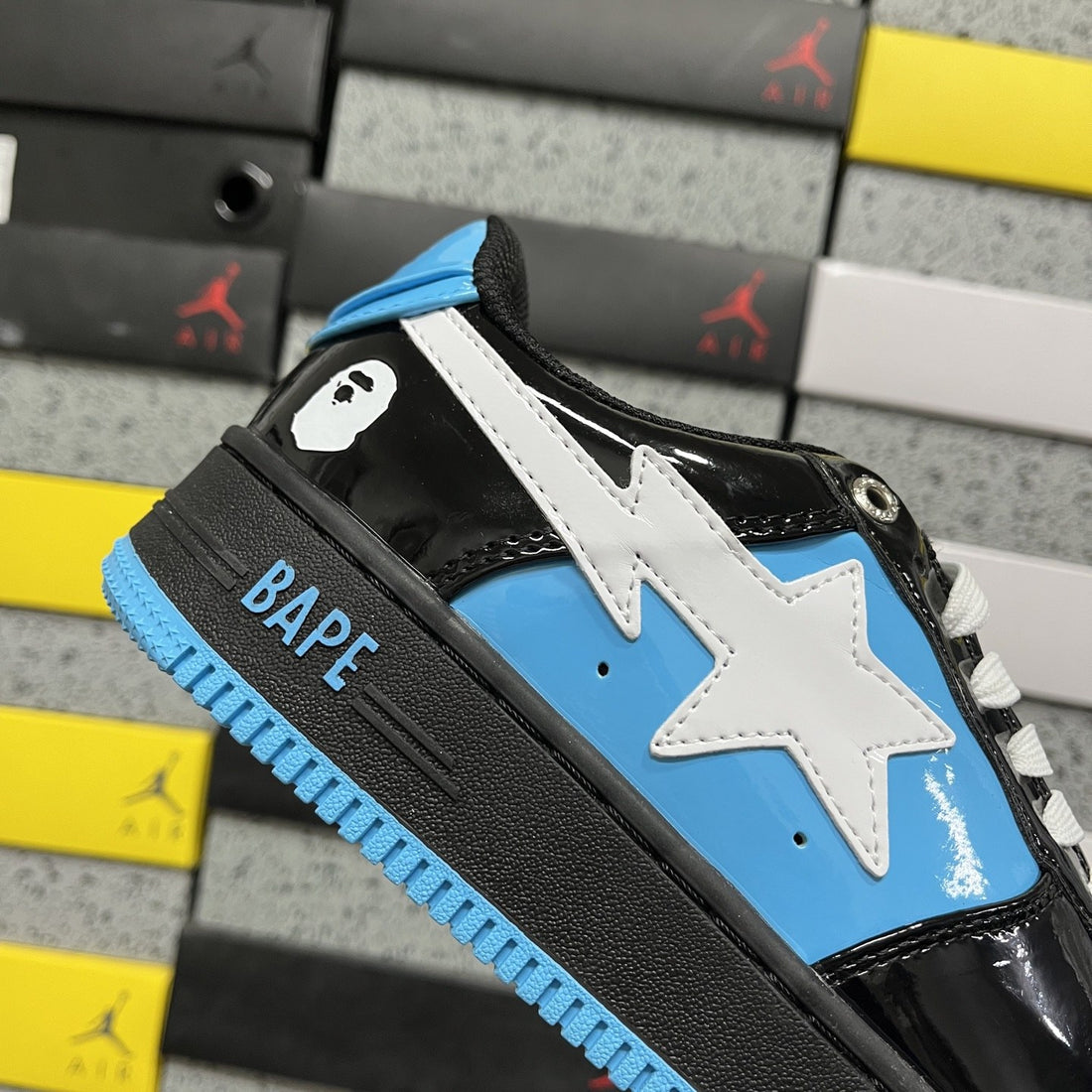 Bape Sta Black Sky Blue