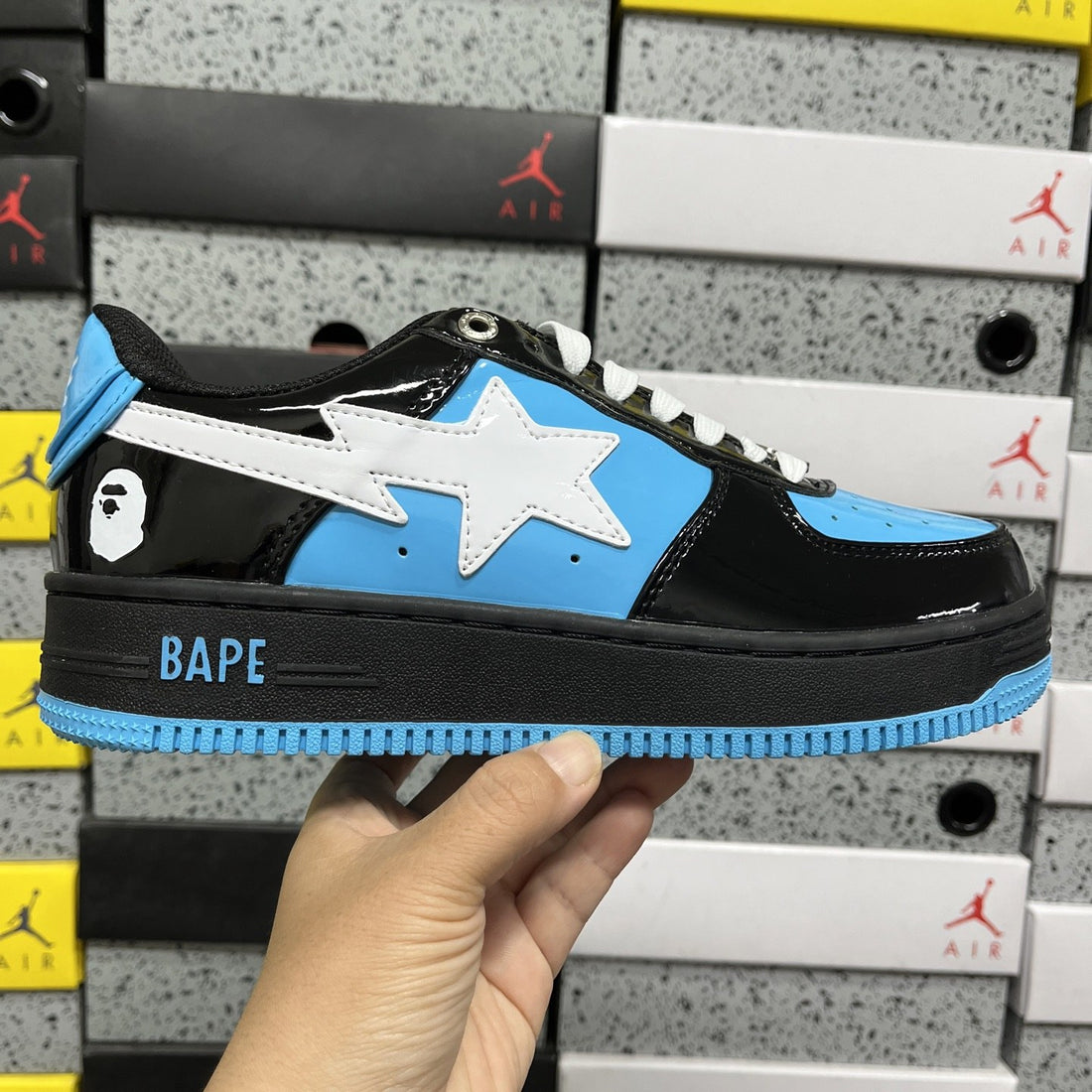 Bape Sta Black Sky Blue