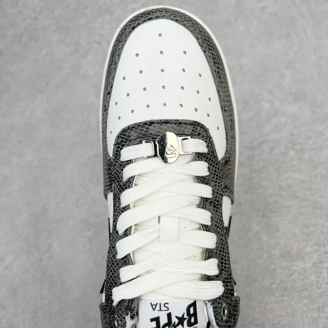 Bape Sta Black Snakeskin