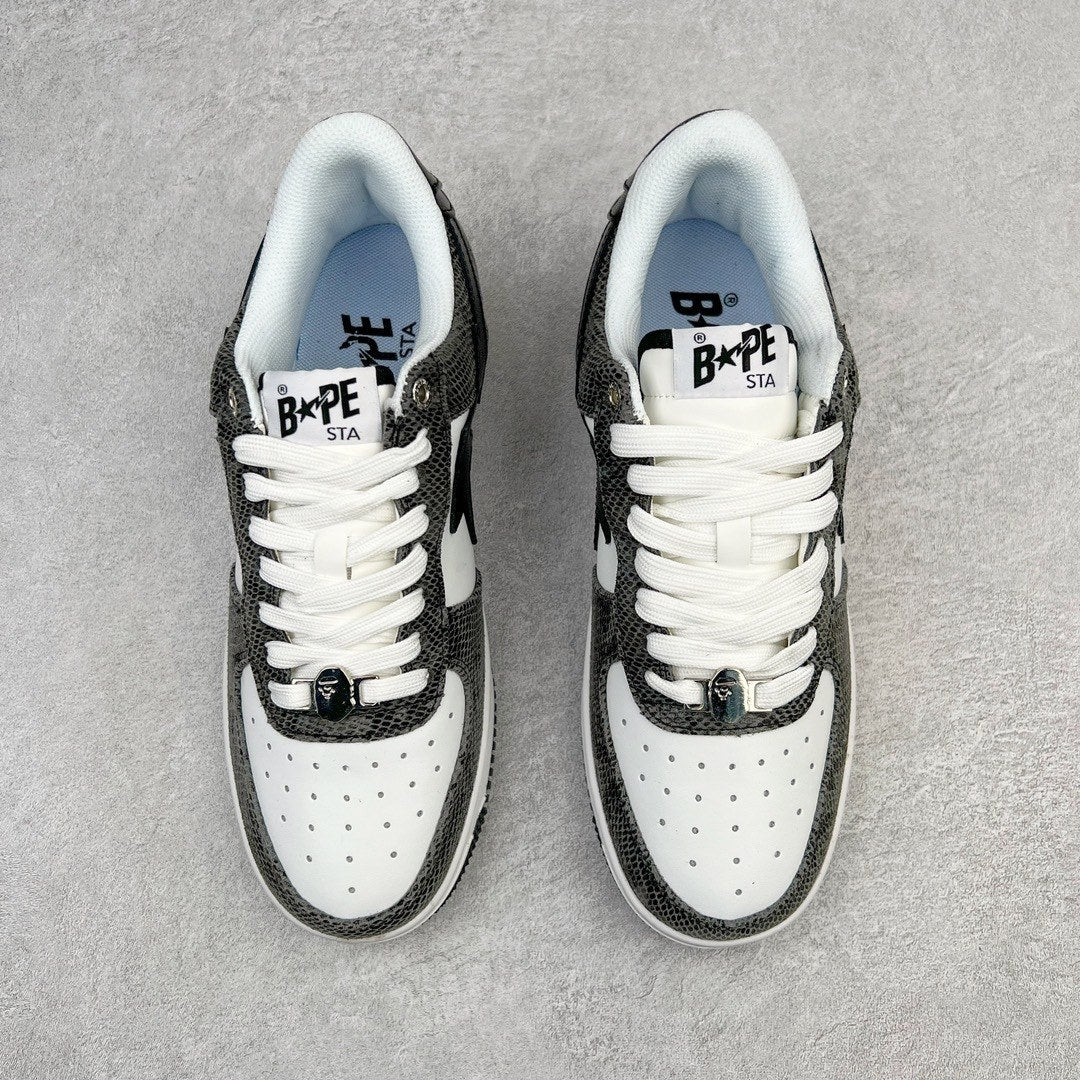 Bape Sta Black Snakeskin