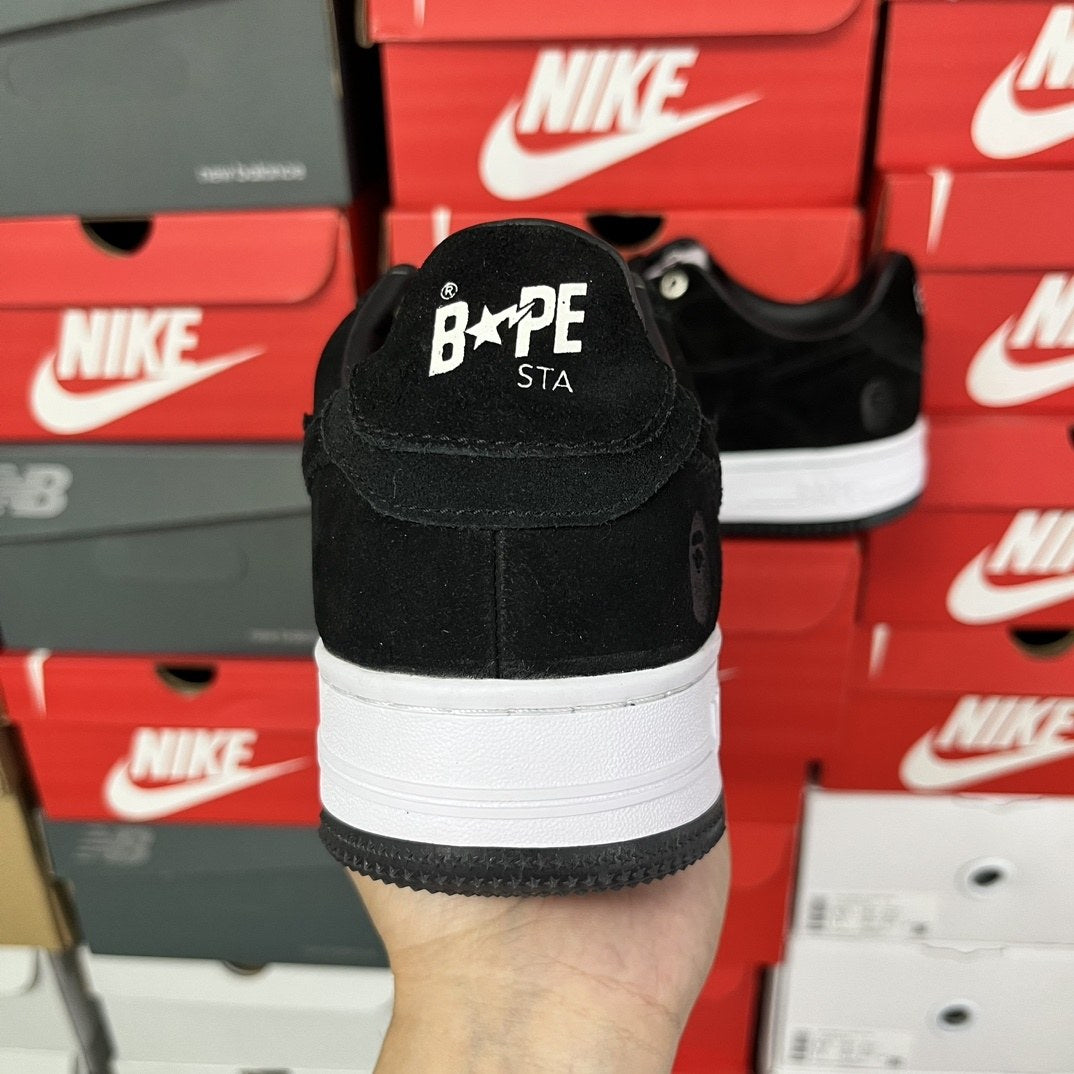 Bape Sta Black Suede
