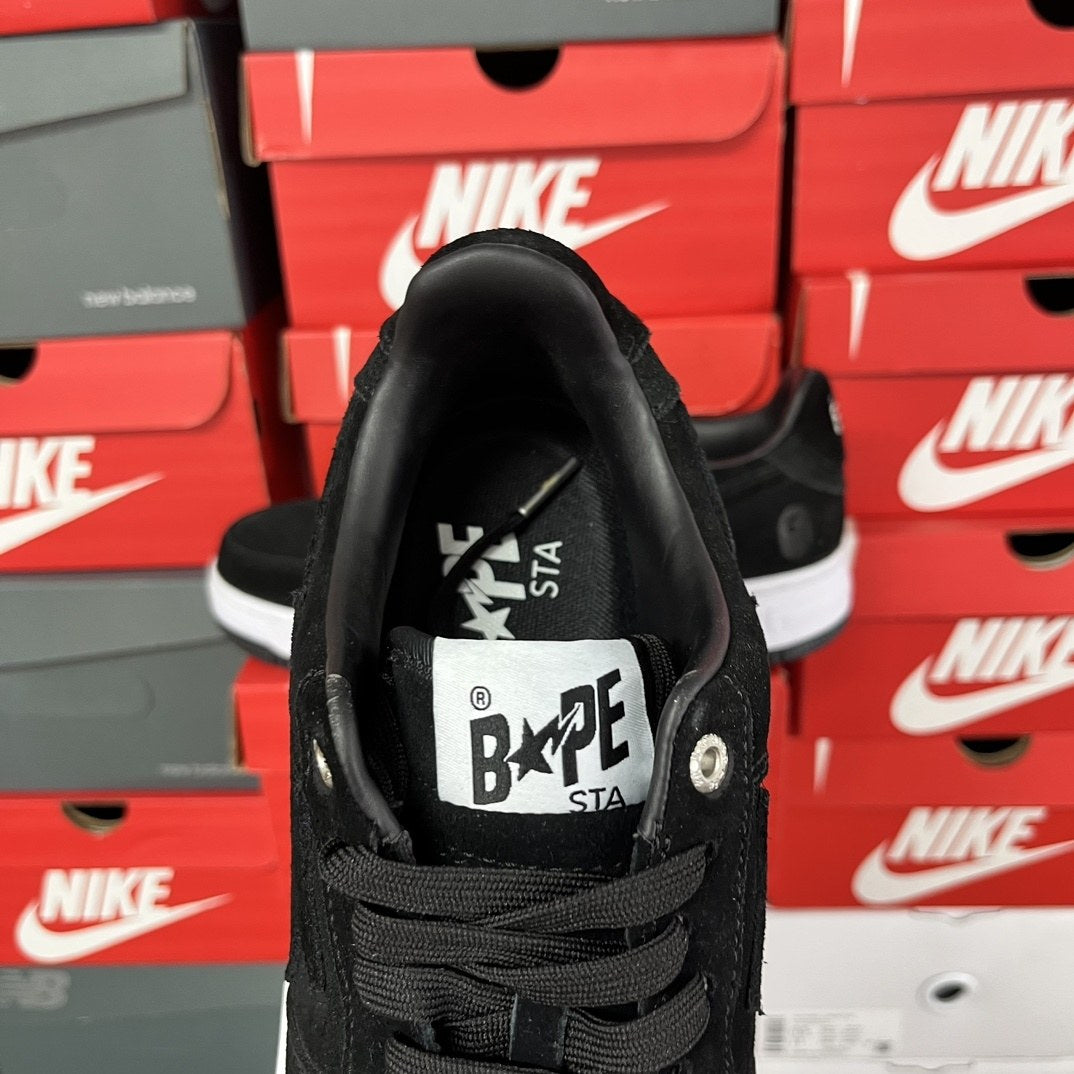 Bape Sta Black Suede