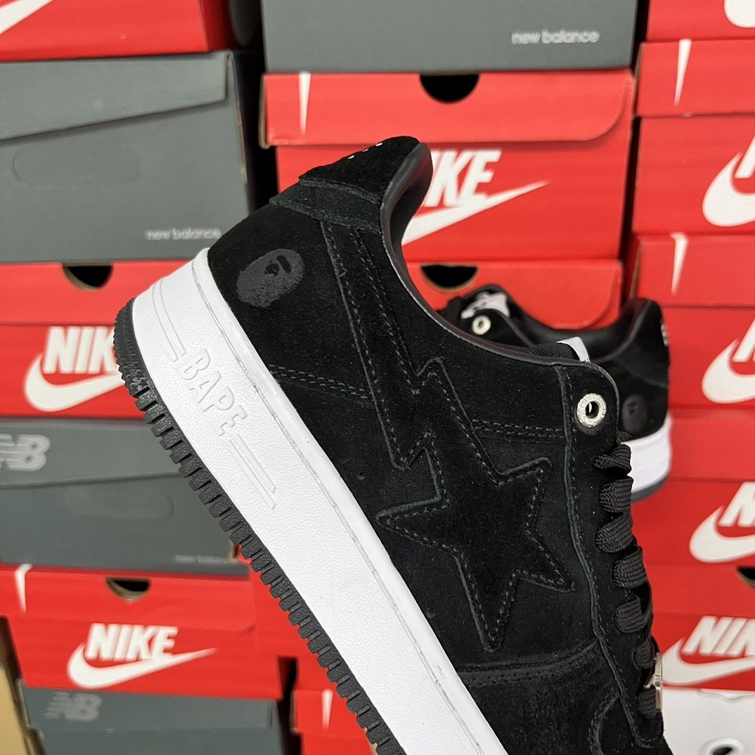 Bape Sta Black Suede