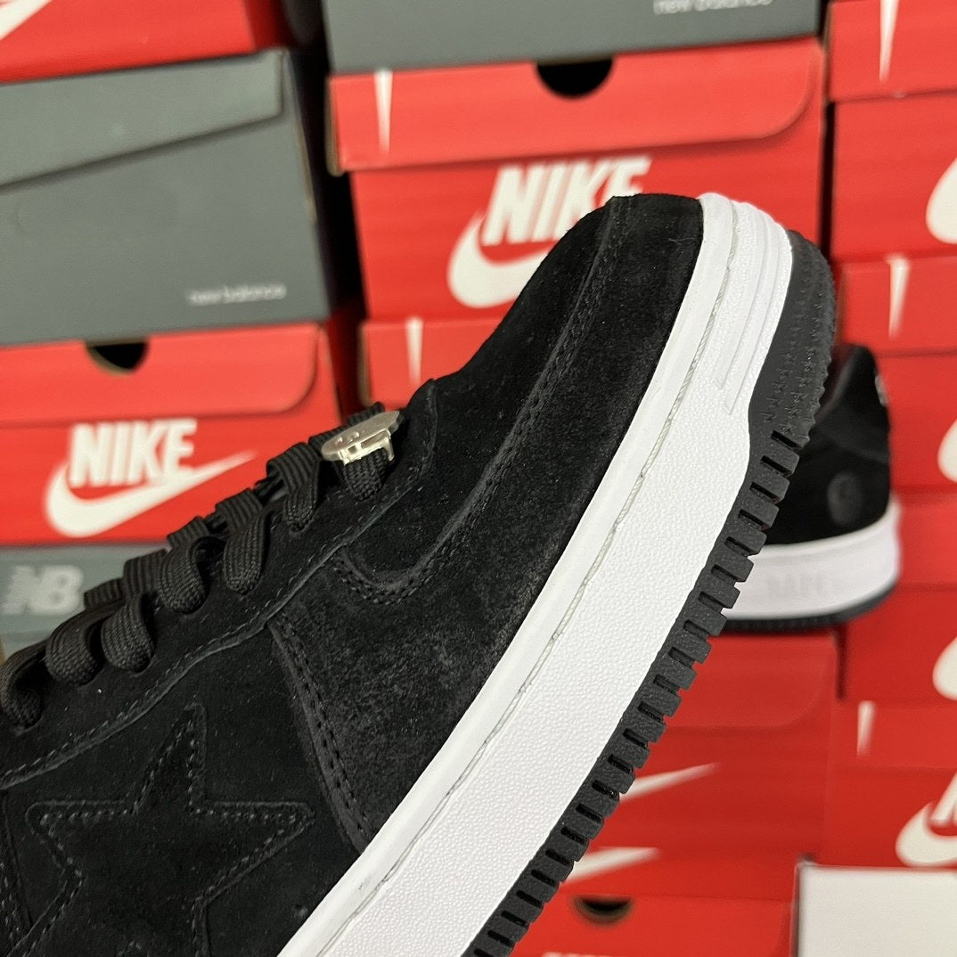 Bape Sta Black Suede