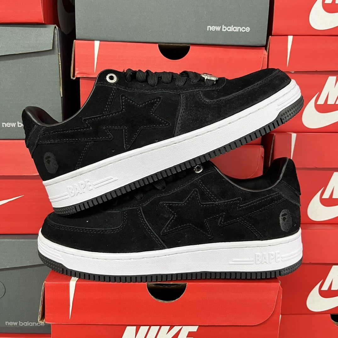 Bape Sta Black Suede