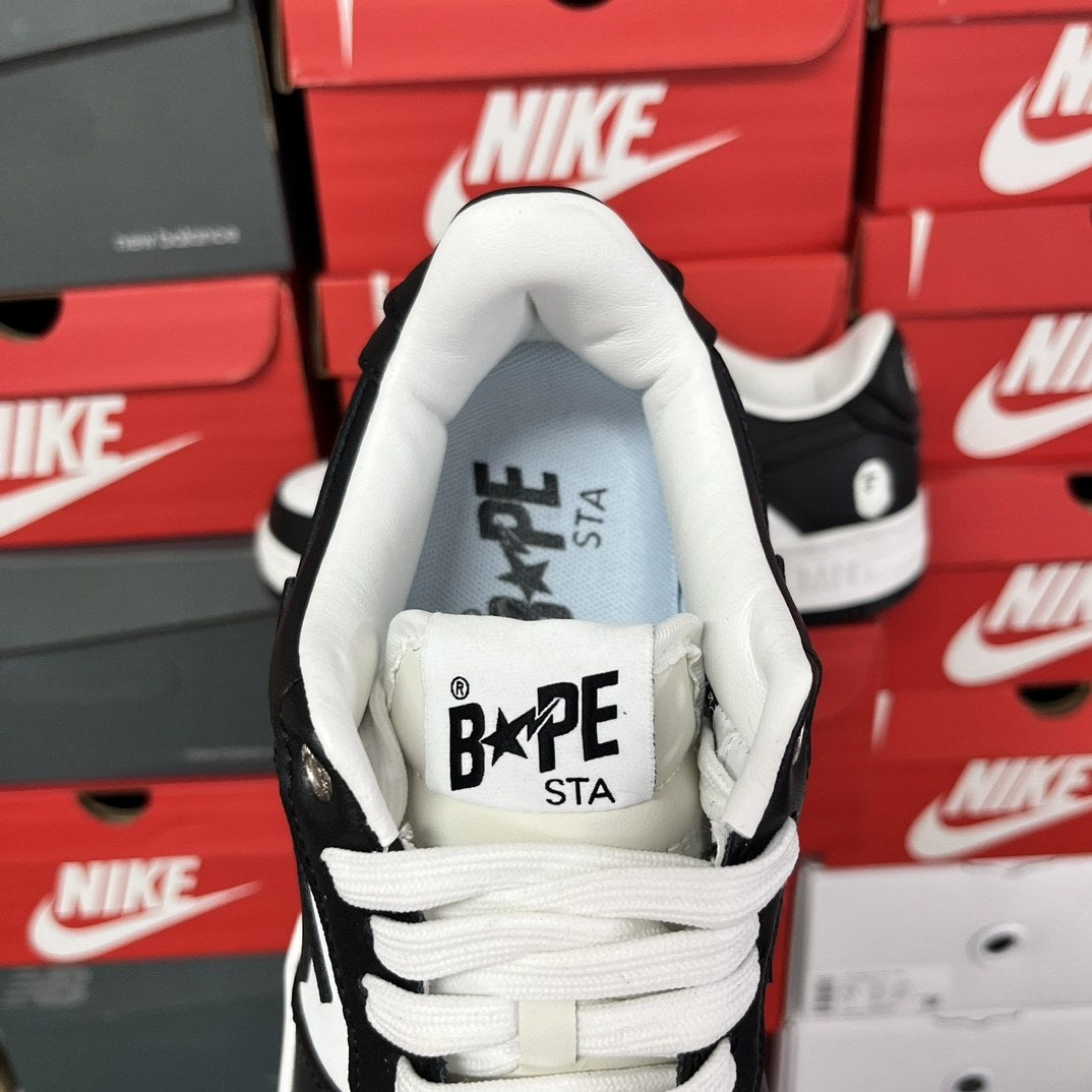 Bape Sta Black White Classic