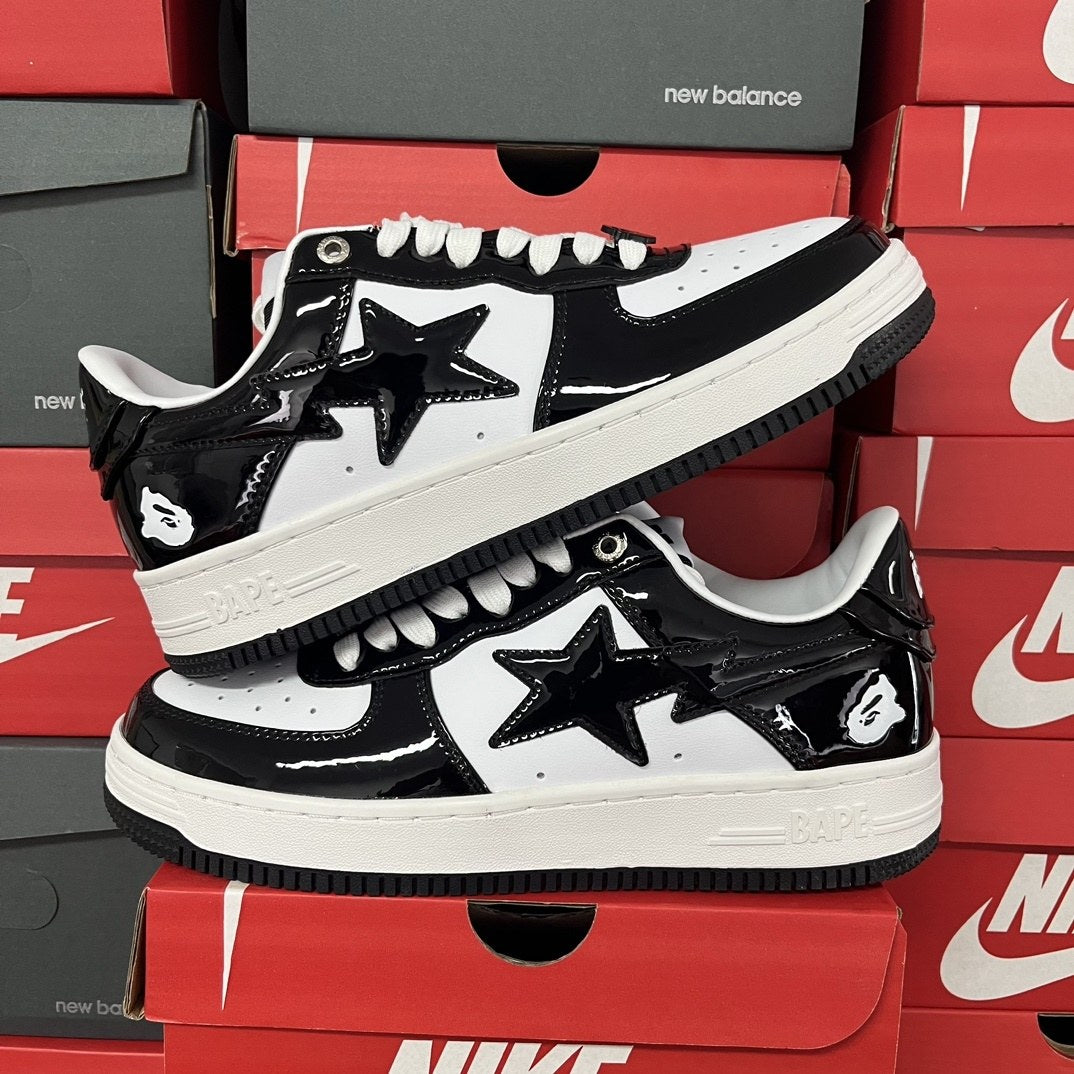 Bape Sta Black White Twist