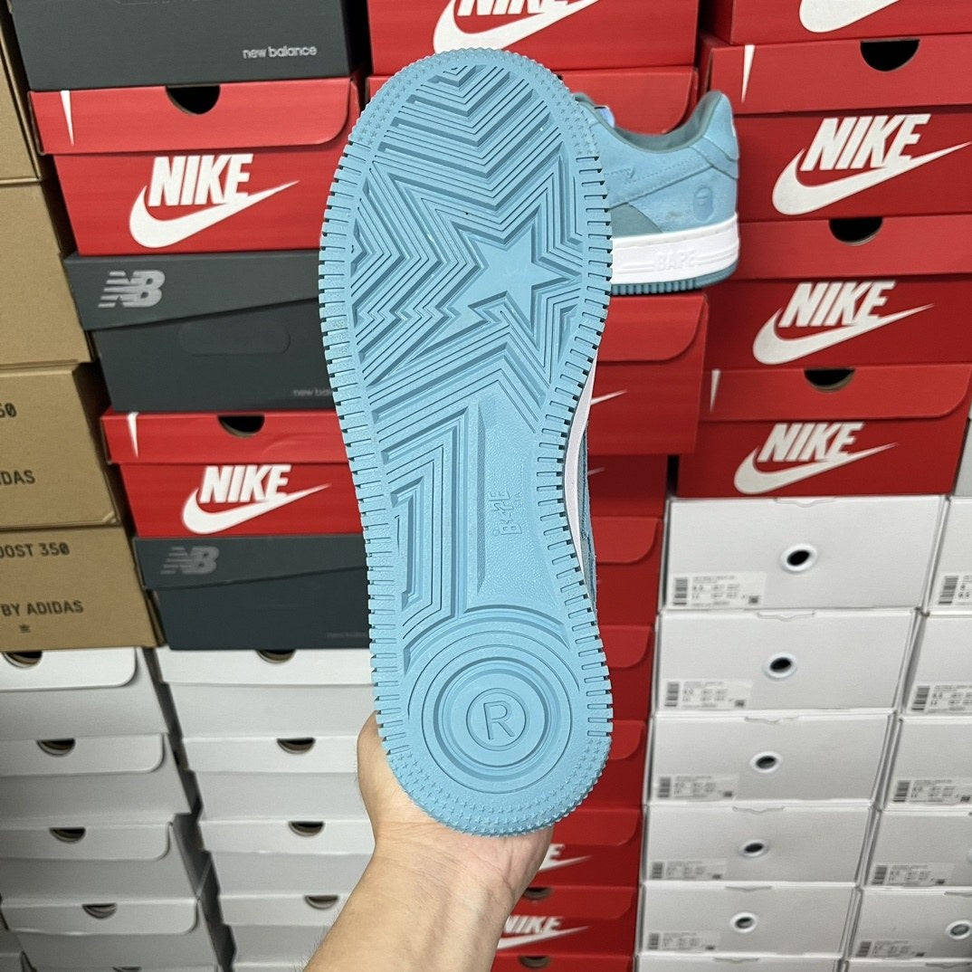 Bape Sta Blue Faux Fur