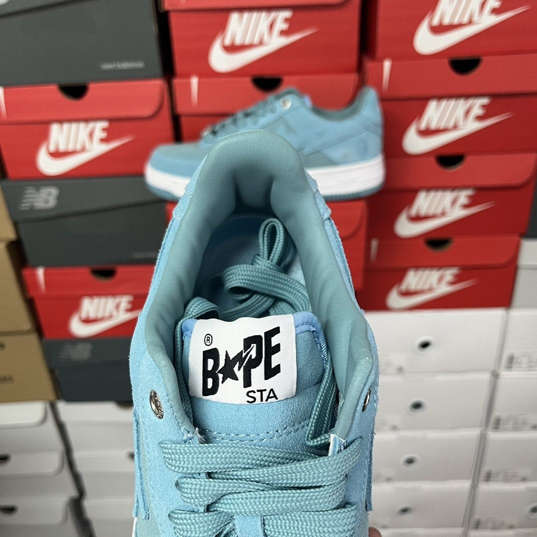 Bape Sta Blue Faux Fur