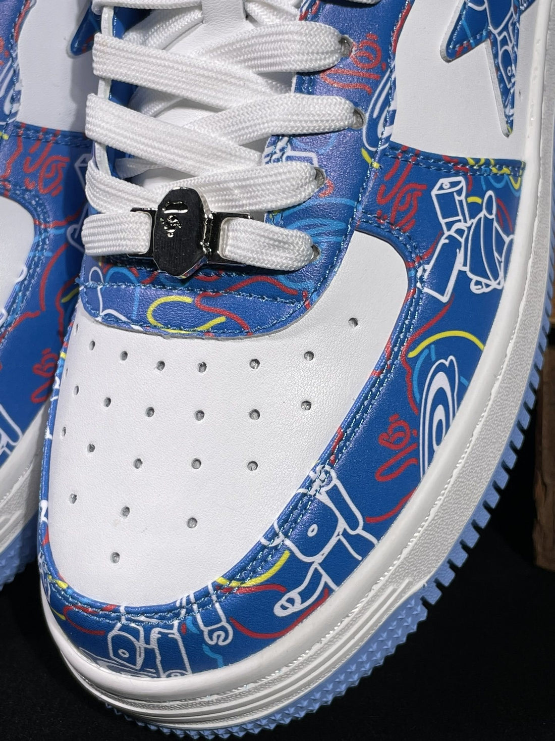 Bape Sta Blue Graffiti