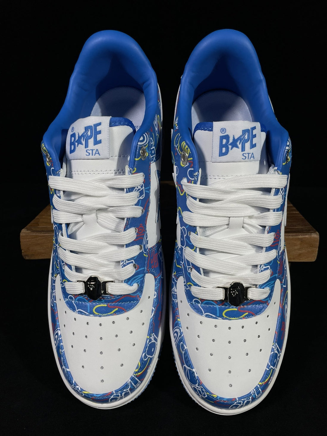 Bape Sta Blue Graffiti