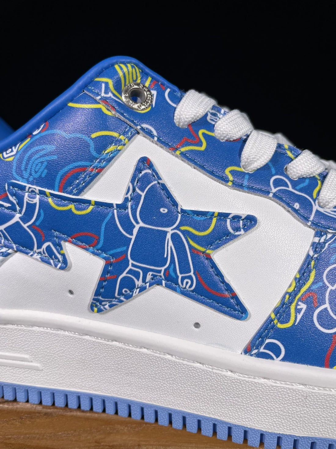 Bape Sta Blue Graffiti