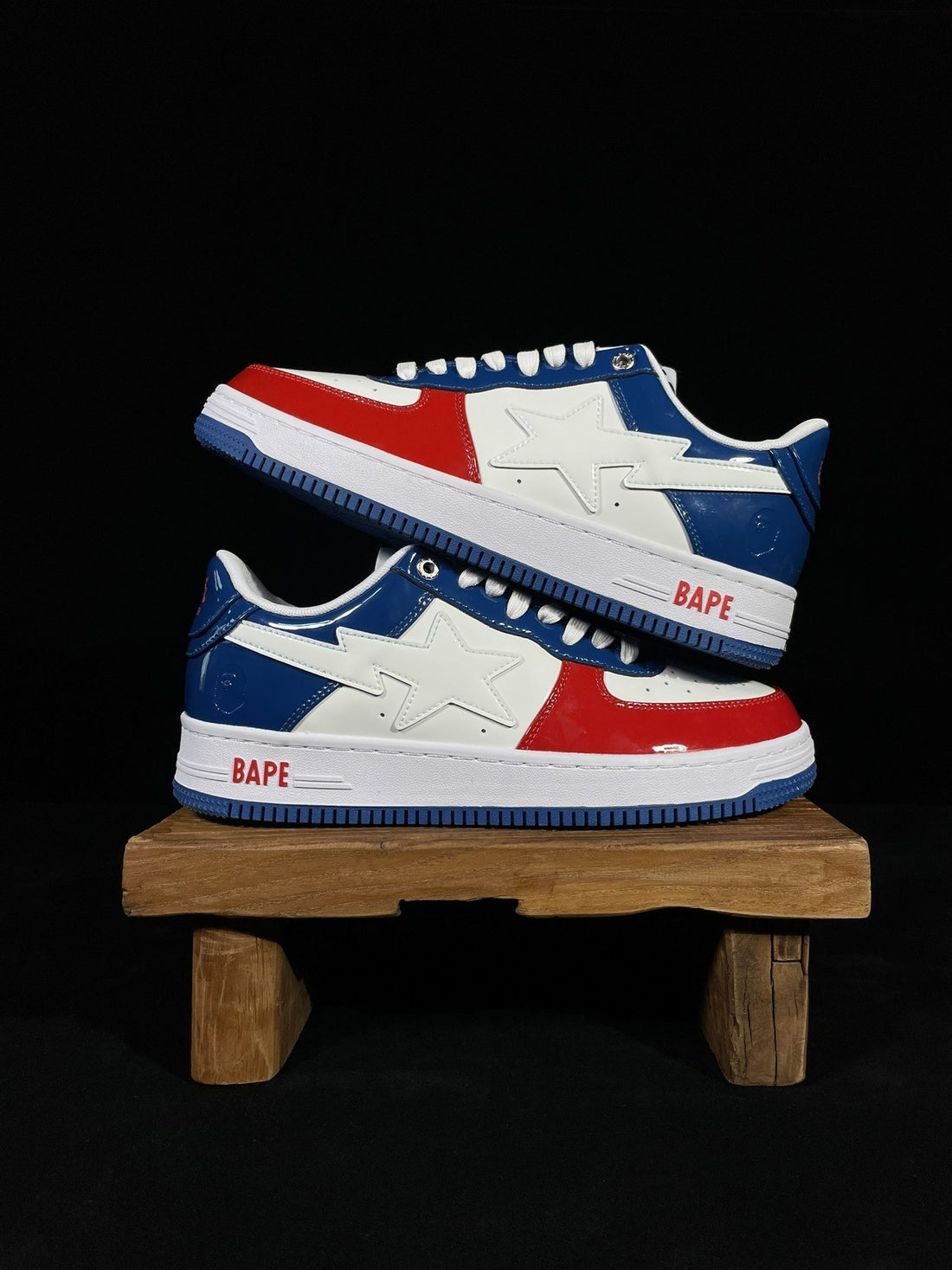 Bape Sta Blue Red White