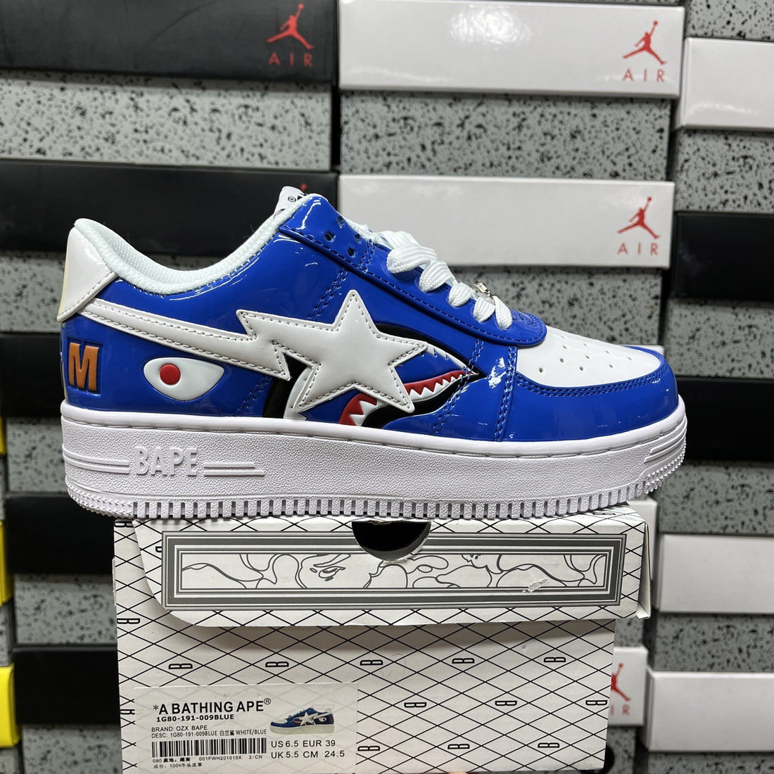 Bape Sta Blue Shark