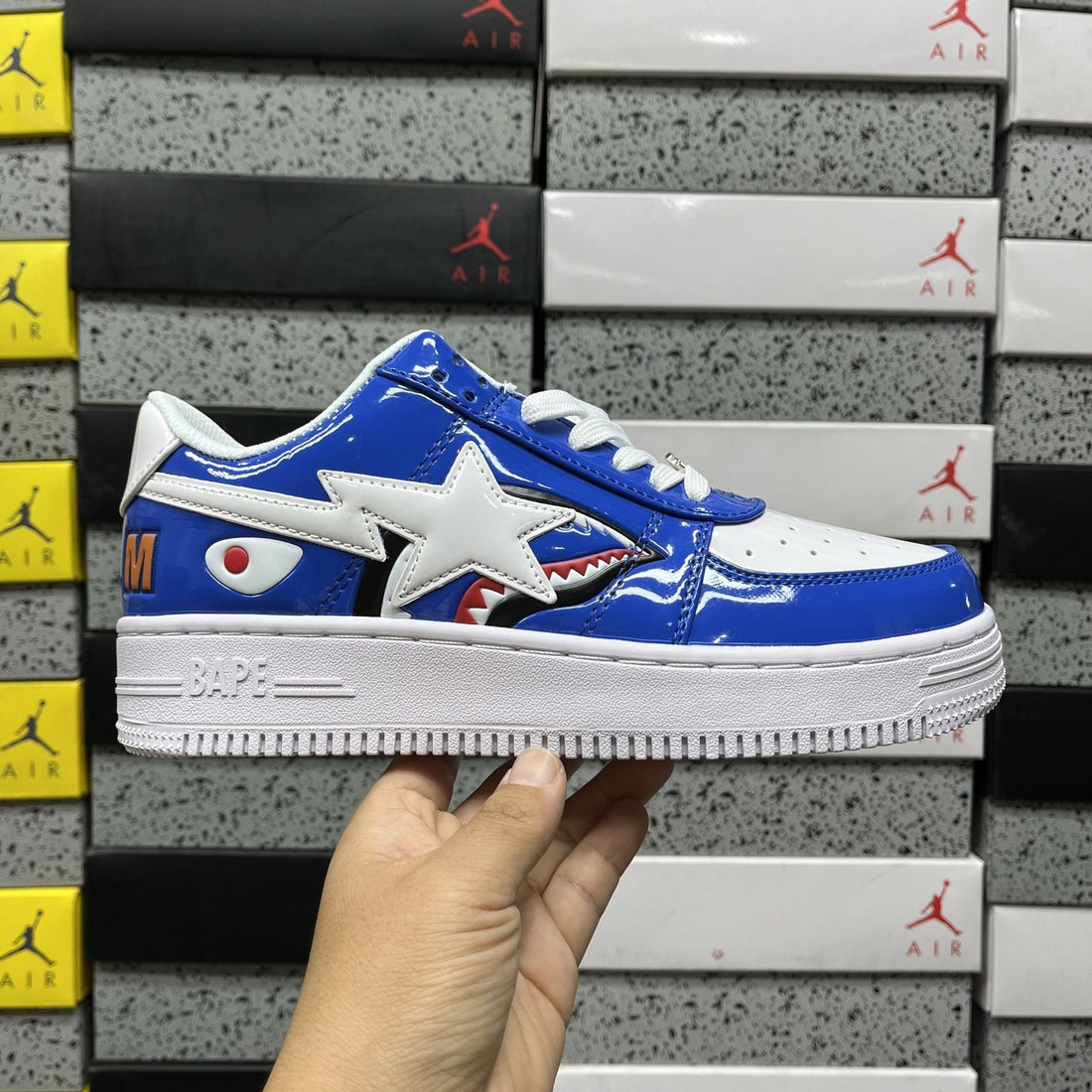 Bape Sta Blue Shark