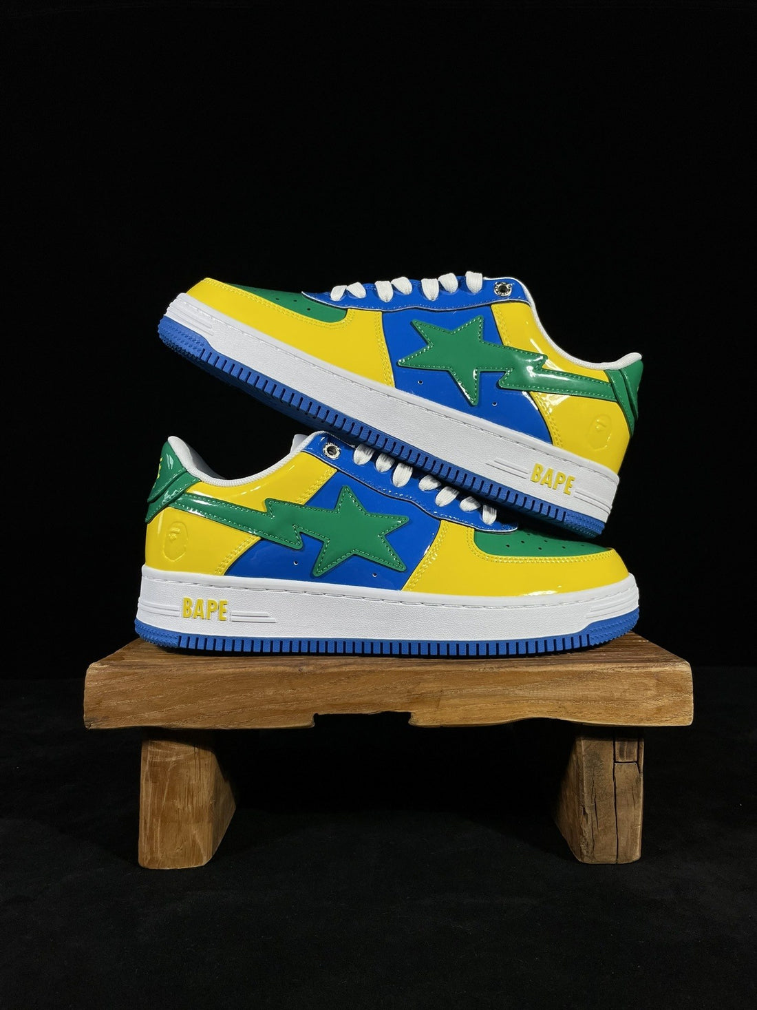 Bape Sta Blue Yellow Green