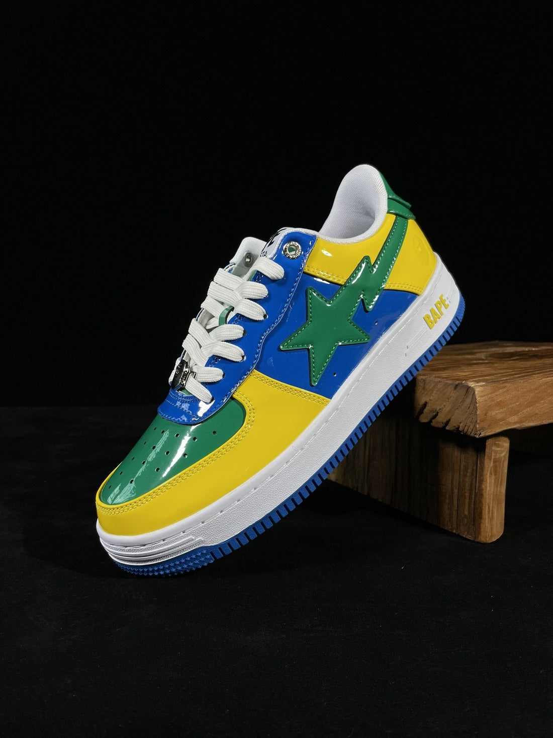 Bape Sta Blue Yellow Green