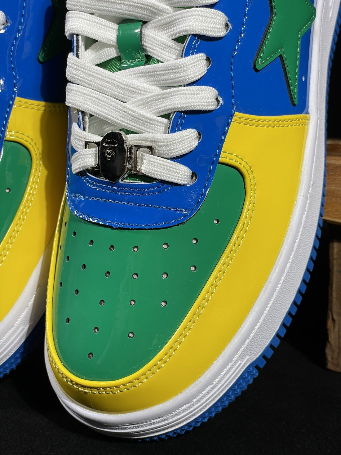 Bape Sta Blue Yellow Green