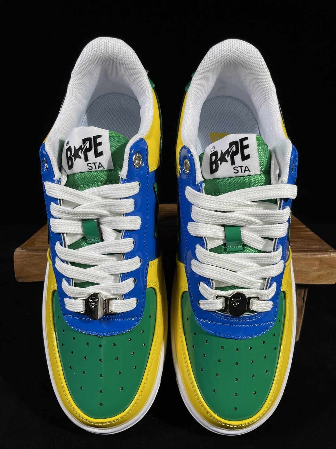 Bape Sta Blue Yellow Green
