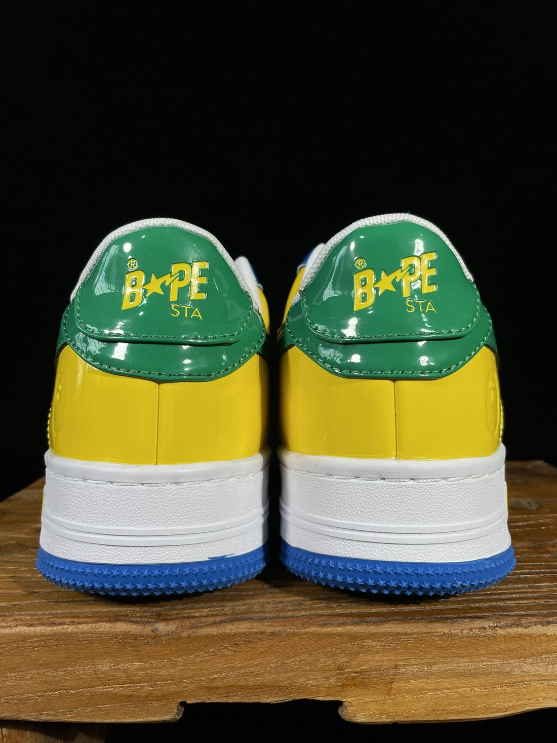 Bape Sta Blue Yellow Green