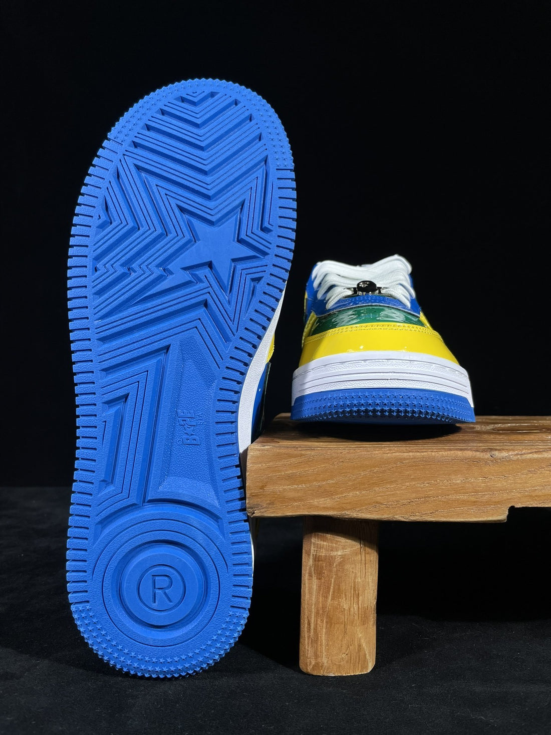 Bape Sta Blue Yellow Green
