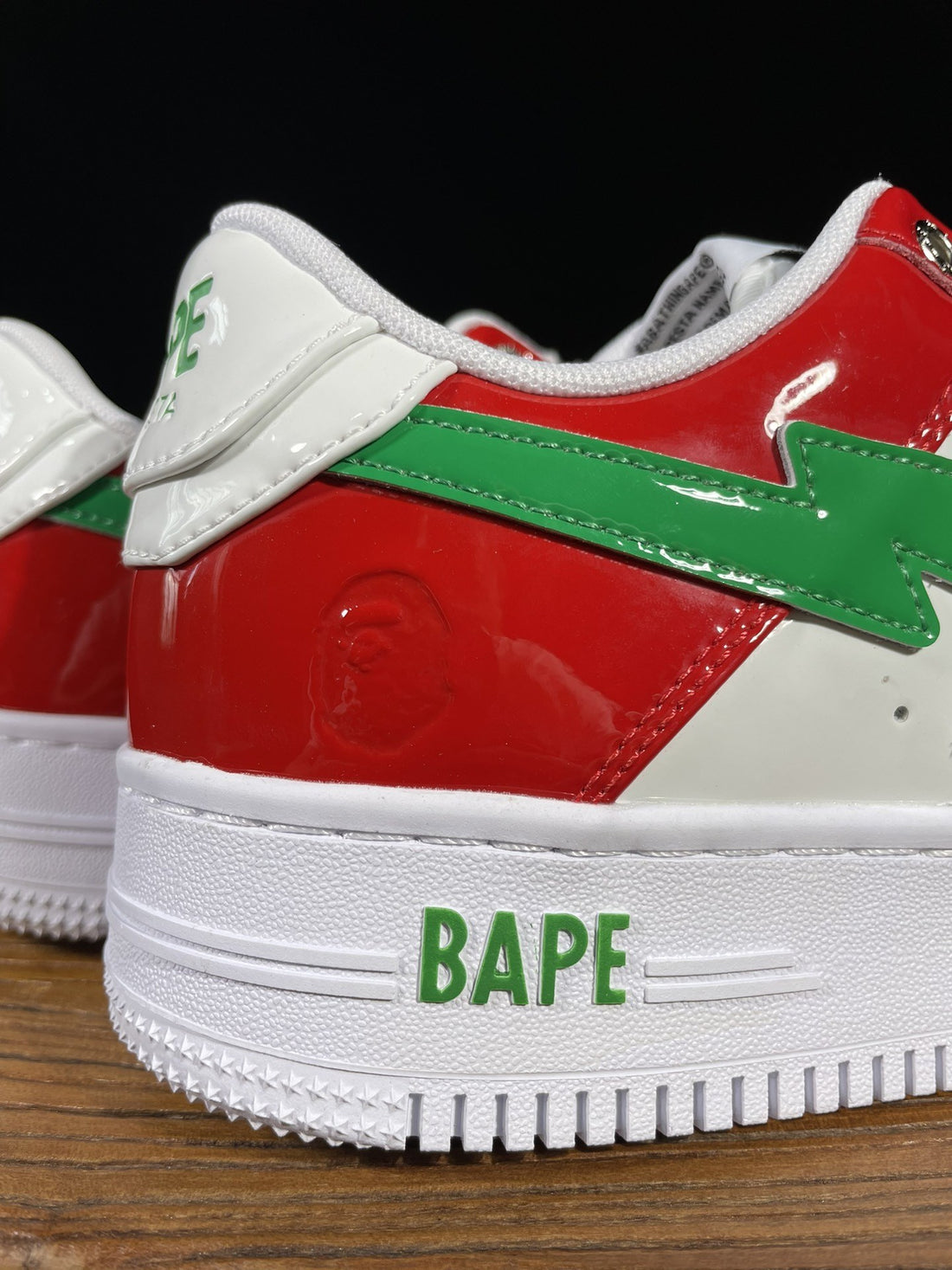 Bape Sta Green Red White