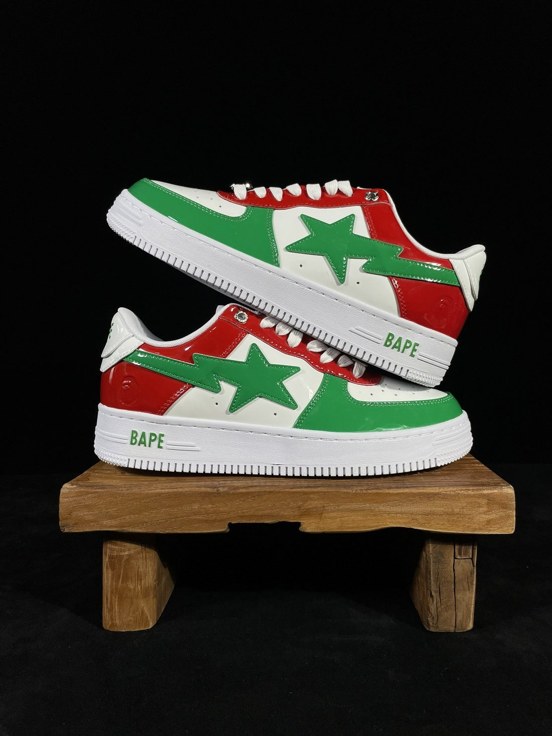 Bape Sta Green Red White