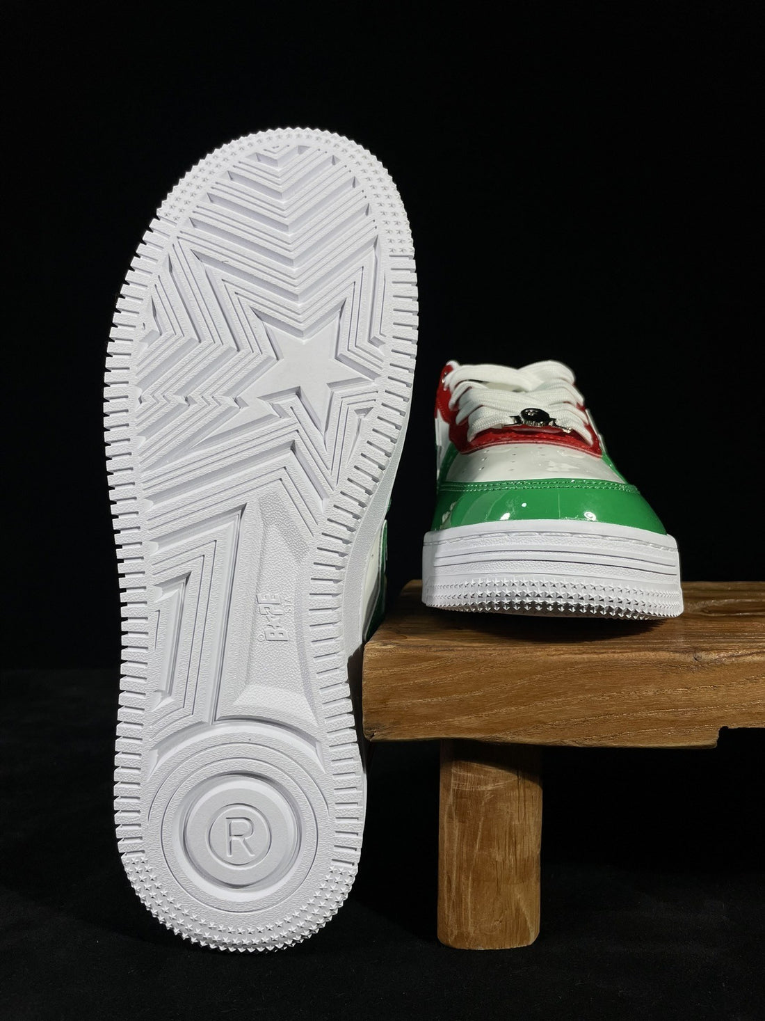 Bape Sta Green Red White