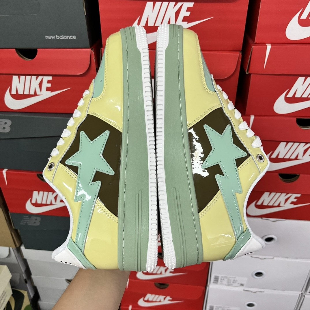 Bape Sta Green Yellow Brown