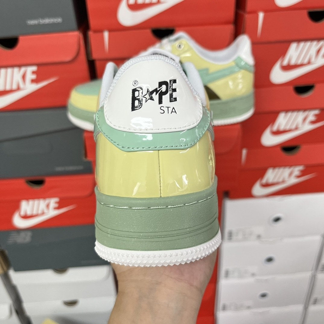 Bape Sta Green Yellow Brown