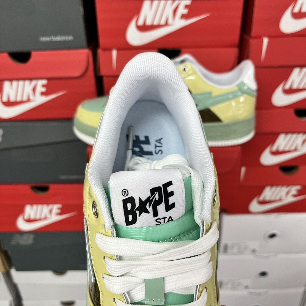 Bape Sta Green Yellow Brown