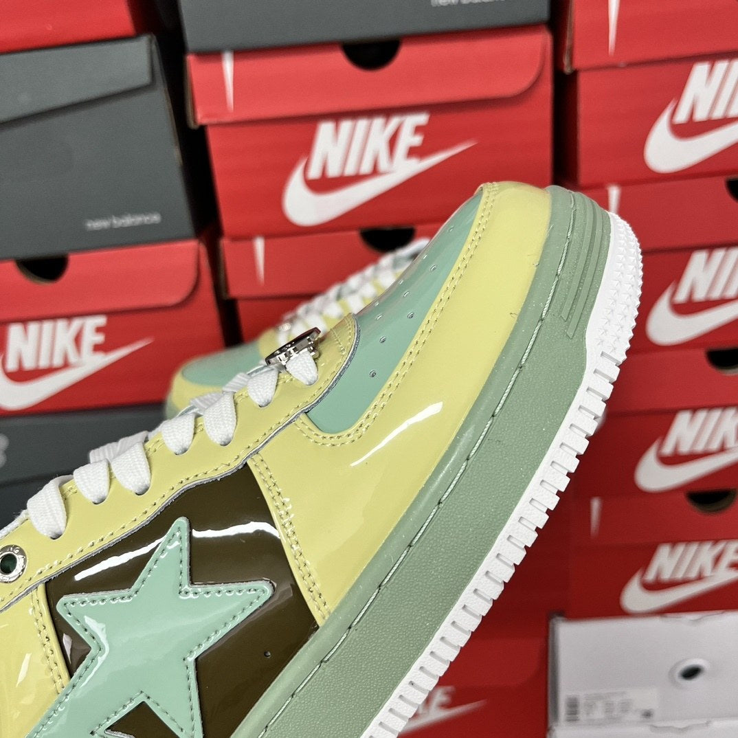 Bape Sta Green Yellow Brown